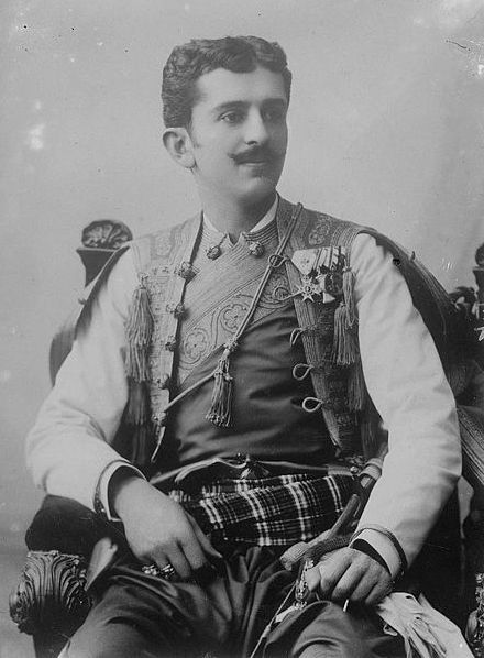 Czarnogórski amant - książę Daniło (źródło: domena publiczna).