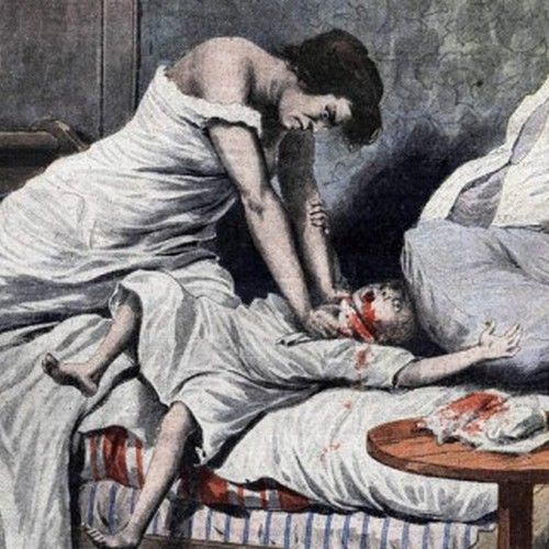 Tak wyglądała dzieciobójczyni według francuskiej prasy sprzed wieku (źródło: domena publiczna).