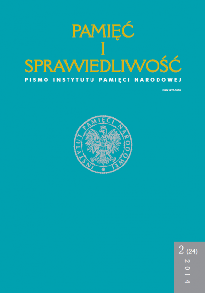 Materiał powstał w oparciu o artykuł naukowy opublikowany w periodyku „Pamięć i Sprawiedliwość”.