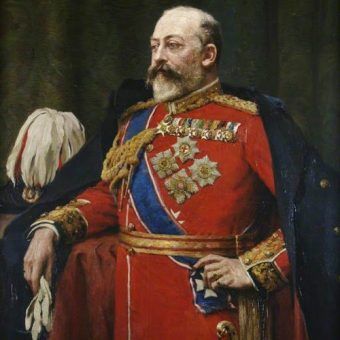 Żegnany monarcha Edward VII jeszcze za życia (źródło: domena publiczna). Żegnany monarcha Edward VII jeszcze za życia (źródło: domena publiczna).