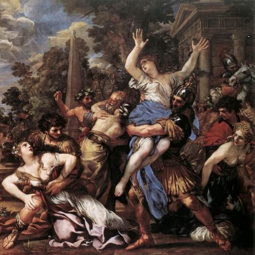 Tradycja nie umiera. Kremończyków potraktowano podobnie jak Sabinki (fragment obrazu Pietra da Cortony). Tradycja nie umiera. Kremończyków potraktowano podobnie jak Sabinki (fragment obrazu Pietra da Cortony).