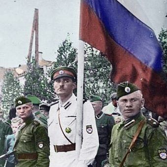 Setki tysięcy jeńców wstąpiło w szeregi Rosyjskiej Wyzwoleńczej Armii (źródło: domena publiczna).