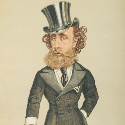 I jakby tu z nią zerwać? (karykatura Johna Townshenda z "Vanity Fair" z 1870 roku, domena publiczna) I jakby tu z nią zerwać? (karykatura Johna Townshenda z "Vanity Fair" z 1870 roku, domena publiczna)