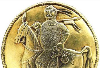 Wojownik jednego ze stepowych chanatów z 7-10 wieku (domena publiczna).