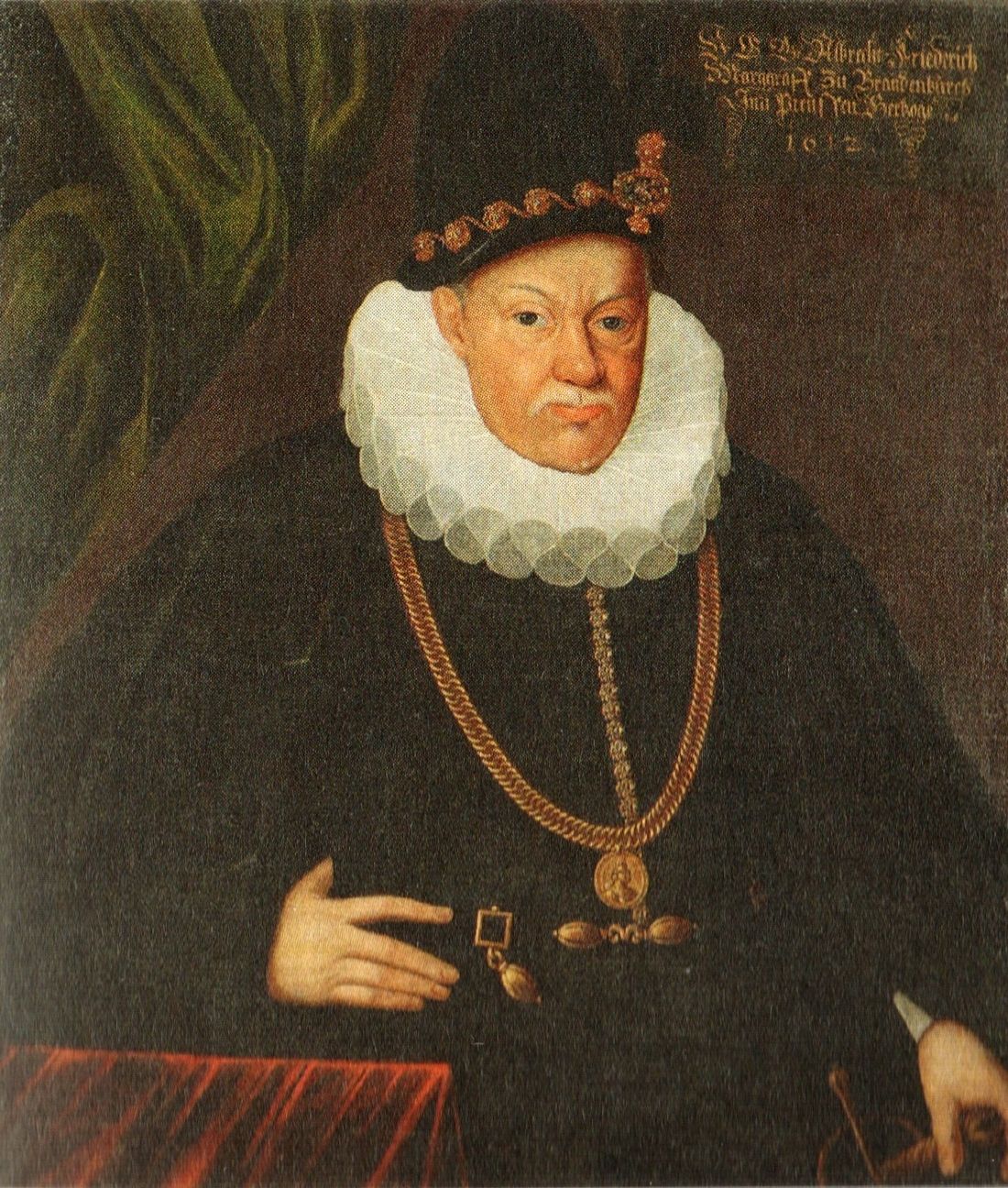 Albrecht Fryderyk Hohenzollern. To dzięki jego chorobie Jan Zygmunt mógł przejąć władzę w Prusach Książęcych (źródło: domena publiczna).