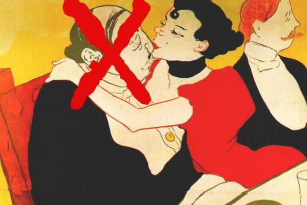Nie chcesz mojej miłości? Zatem giń! Zmodyfikowany fragment plakatu autorstwa Henriego de Toulouse-Lautreca (źródło: domena publiczna). Nie chcesz mojej miłości? Zatem giń! Zmodyfikowany fragment plakatu autorstwa Henriego de Toulouse-Lautreca (źródło: domena publiczna).