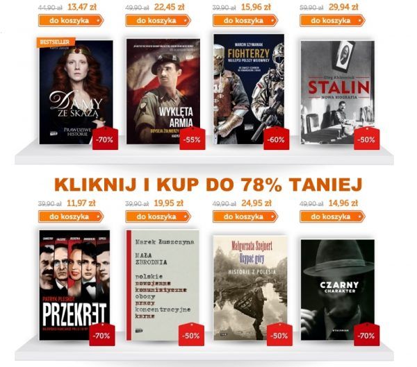 Setki książek do 78% taniej. Kup teraz!
