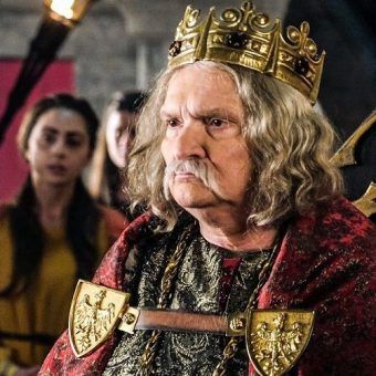 Władysław Łokietek, obraz pędzla Marcello Baciarellego. Kadr z serialu "Korona królów"