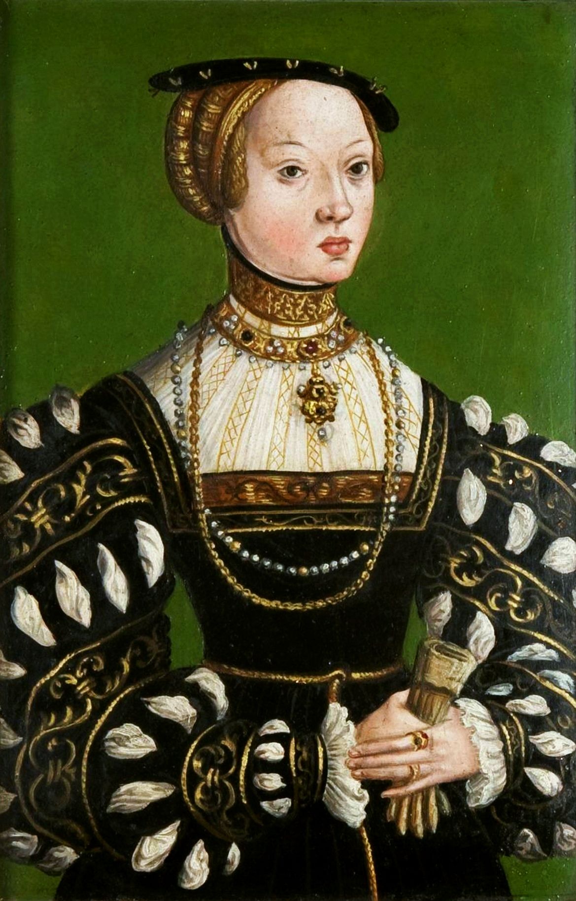 Elżbieta Habsburżanka na anonimowym portrecie