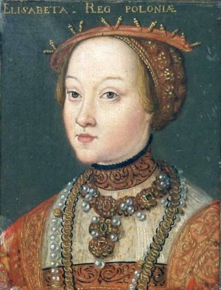Elżbieta Habsburżanka na portrecie z lat 50. XVI wieku
