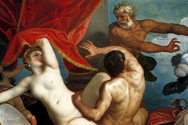 Antyczny świat był pełen paradoksów. Z jednej strony pederastia i prostytucja, z drugiej – okrutne kary za zdradę. Na ilustracji obraz Alessandra Varotari „Wenus i Mars przyłapani przez Wulkana”