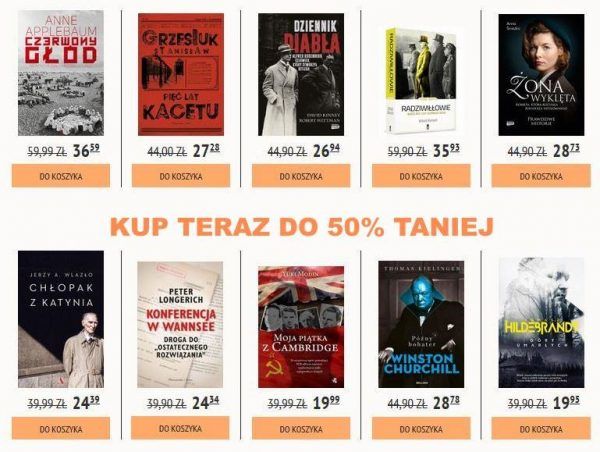 Kup książki na majówkę nawet 50% taniej.