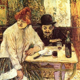 Obraz "W Café La Mie", Henri de Toulouse-Lautrec (fot. domena publiczna)
