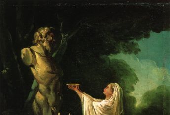 Nie wszyscy bogowie zadowalali się ofiarą z napoju czy pokarmu. Na zdjęciu obraz Francisco Goya Ofiara dla Priapa.