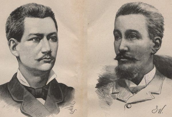 Towarzysze wyprawy Rogozińskiego Klemens Tomczek i Leopold Janikowski. Towarzysze wyprawy Rogozińskiego Klemens Tomczek i Leopold Janikowski.