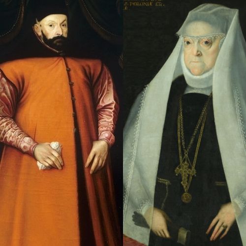 Stefan Batory i Anna Jagiellonka na portretach wykonanych za życia