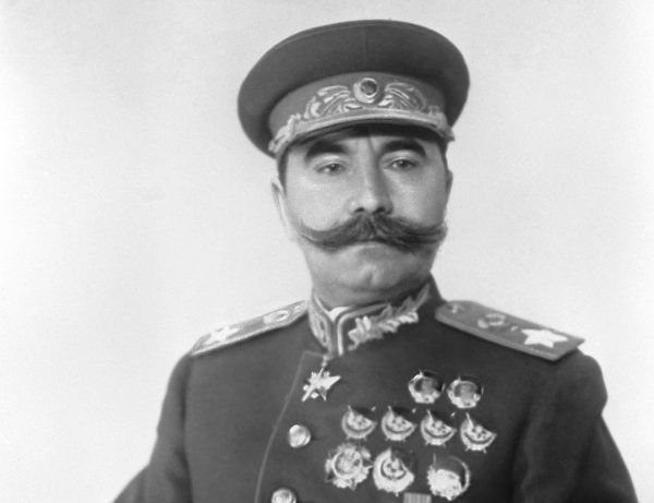Na czele radzieckiej 1 Armii Konnej stał Siemion Budionny. Zdjęcie z 1943 roku.