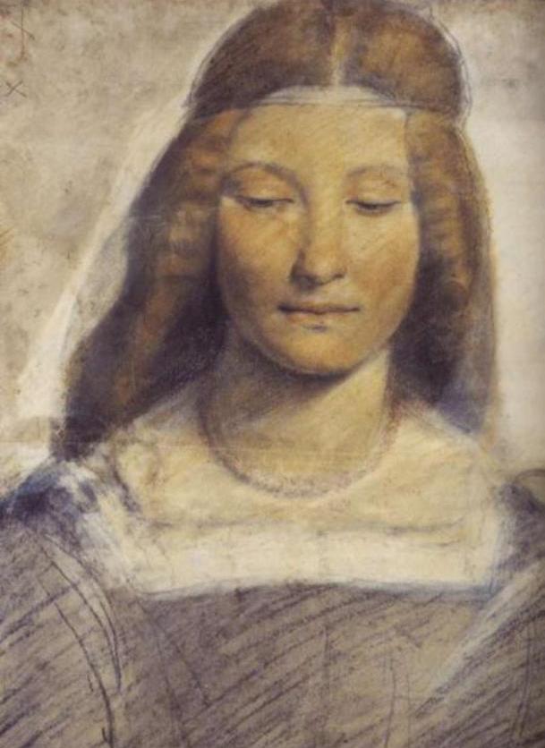 Matka Bony Izabela Aragońska na portrecie pędzla Giovanniego Antonia Boltraffio.