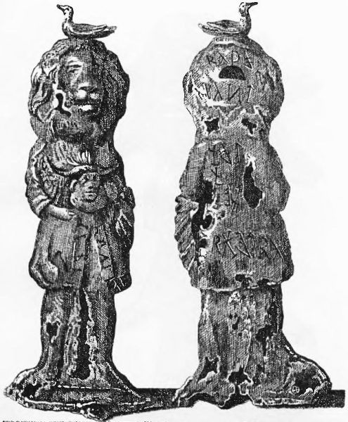 Idole Prillwickie na rysunku z końca XIX wieku