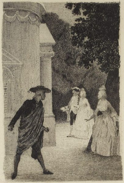 Ilustracja z XIX-wiecznego wydania Wesela Figara.