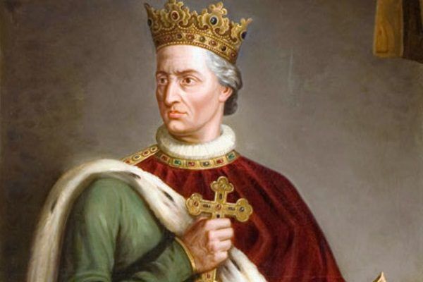 Władysław Jagiełło na obrazie Michała Godlewskiego. Władysław Jagiełło na obrazie Michała Godlewskiego.