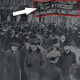 Wiec polskich sufrażystek w Krakowie w 1911 roku