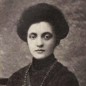 Aleksandra Szczerbińska na fotografii z młodości