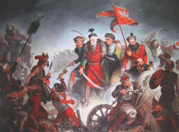 Pod Cecorą w 1620 roku wojska Żółkiewskiego poniosły sromotną klęskę. Na ilustracji obraz Waleregp Eljasza-Radzikowskiego "Śmierć Stanisława Żółkiewskiego".