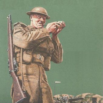 Brytyjski plakat propagandowy z czasów II wojny światowej (fot. z kolekcji Imperial War Museum, domena publiczna)