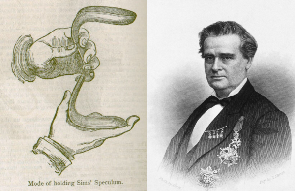 James Marion Sims przeszedł do historii jako ojciec amerykańskiej ginekologii. Stworzył używane do dziś urządzenie – wziernik ginekologiczny.