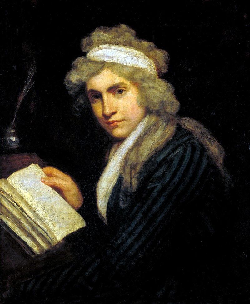 Mary Wollstonecraft na portrecie, który namalował John Opie (fot. domena publiczna)