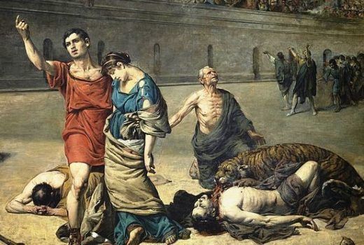 W starożytnym Rzymie prześladowania chrześcijan zmieniono w widowiska.