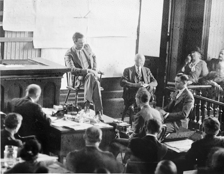 Charles Lindbergh w czasie składania zeznań