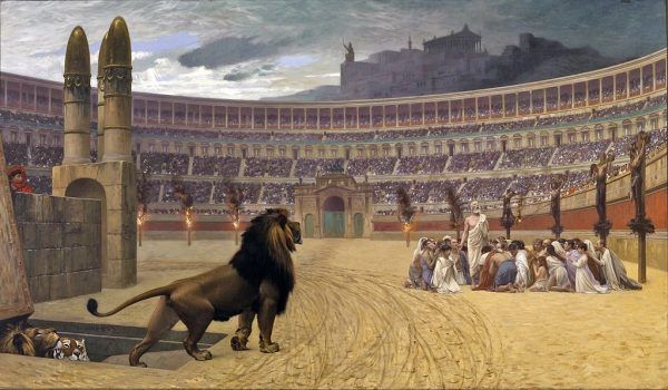 Za rządów Dioklecjana krew chrześcijan niejednokrotnie przelewana była na arenach