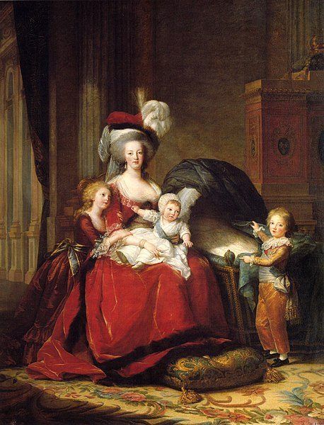 Maria Antonina ze swoimi dziećmi