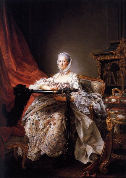 Portret markizy pędzla François Huberta Drouais