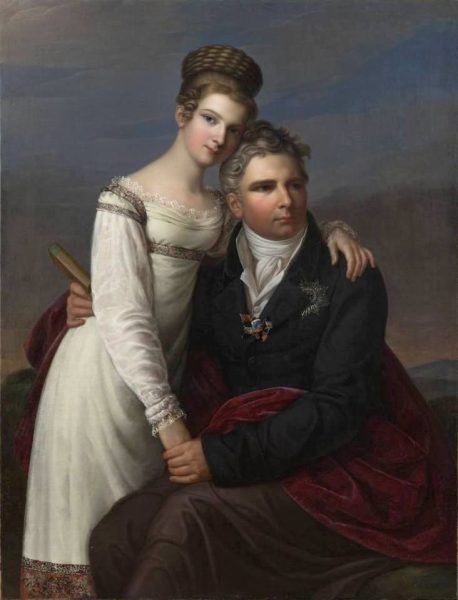 Antoni Radziwiłł z córką Elizą