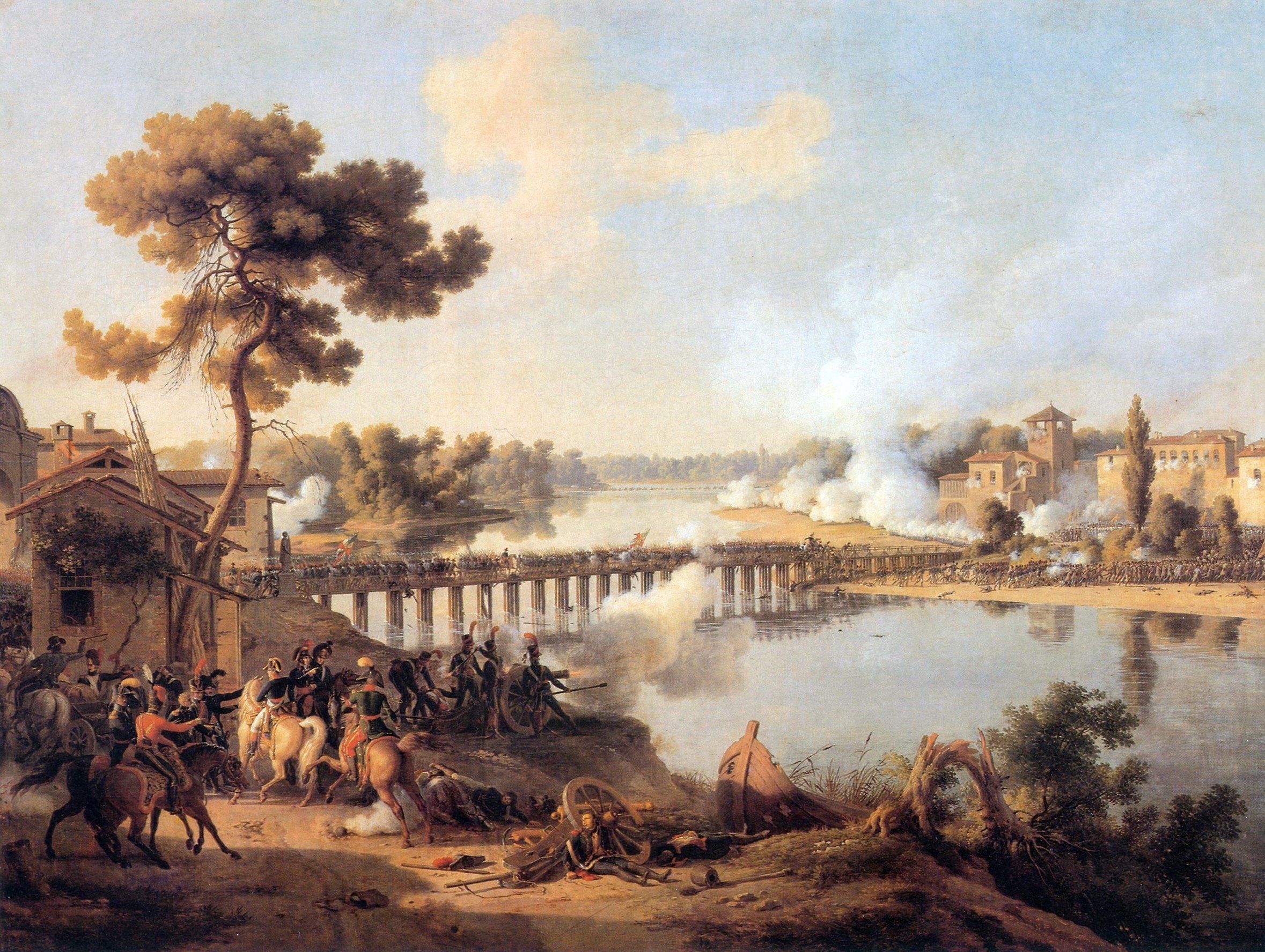Bitwa pod Lodi w czasie kampani włoskiej Napoleona Bonapartego