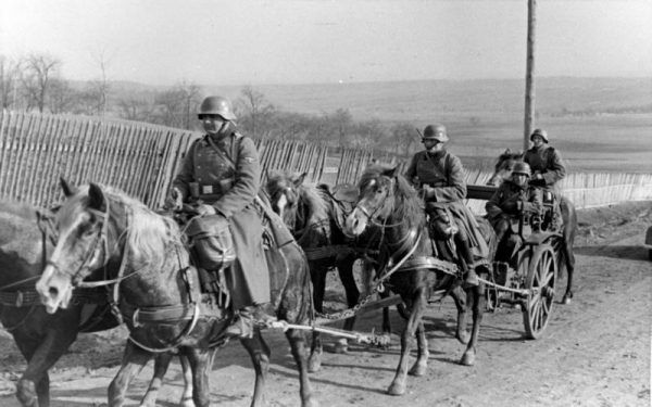 Niemiecka kawaleria Waffen SS w 1939