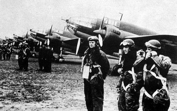  PZL.37 Łoś, polskie bombowce produkowane w latach 1936 1939. Pierwszy pułk lotniczy