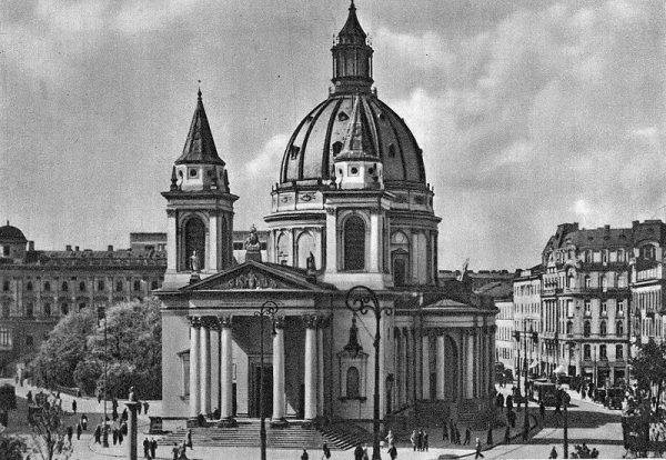 Kościół św. Aleksandra w Warszawie (wygląd przedwojenny), miejsce aresztowania żołnierzy oddziału