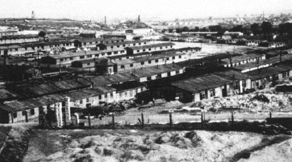 Niemiecki obóz w Płaszowie w 1942 roku.