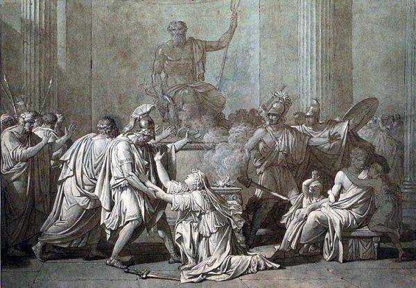 Jednym z poległych był Leonidas. Jego straż ciasno otoczyła zwłoki, zamierzając pozostać przy nich do końca.