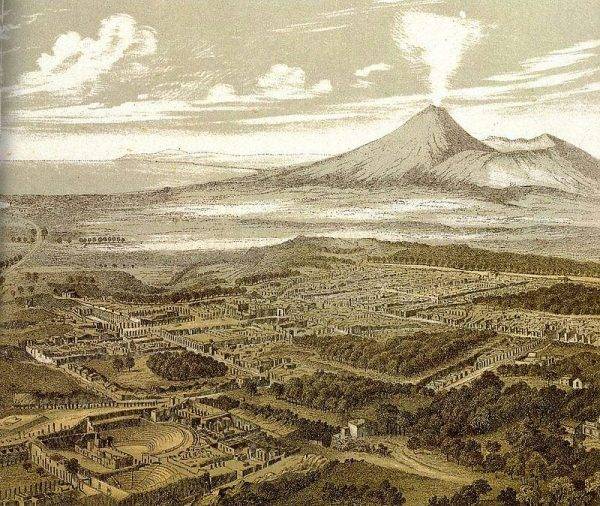 Pompeje znaczne straty poniosły już 5 lutego 62 roku n.e. wskutek trzęsienia ziemi.