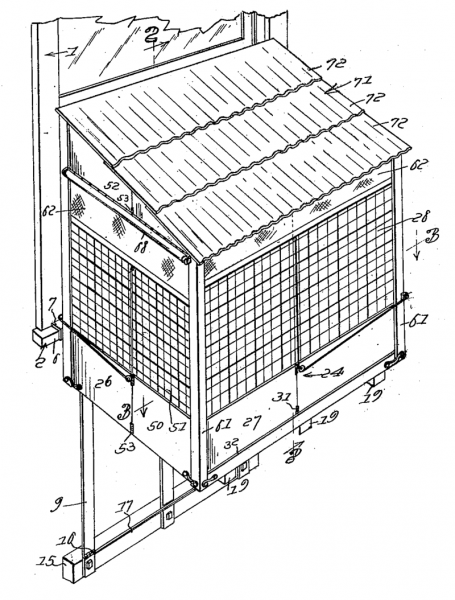 Pierwszy komercyjny patent na klatkę dla dzieci zgłosiła w 1922 roku Emma Read