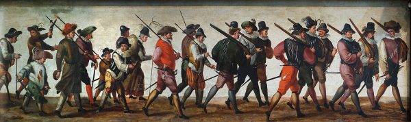 Armia gdańszczan liczyła łącznie około 12–14 tys. ludzi.