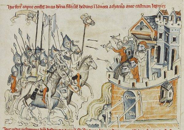 Ciężkozbrojna jazda Henryka II w początkowym etapie walki mogła uzyskać przewagę, zwłaszcza że Mongołowie byli wyczerpani długotrwałym marszem i licznymi potyczkami po drodze (fot: domena publiczna)a