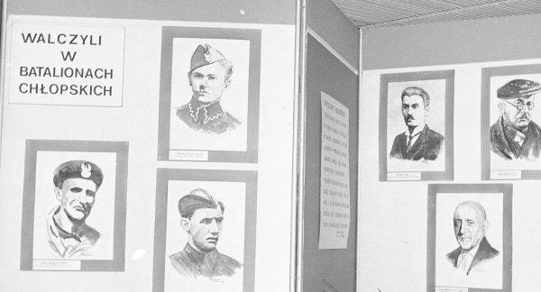 Wystawa portretów żołnierzy Batalionów Chłopskich