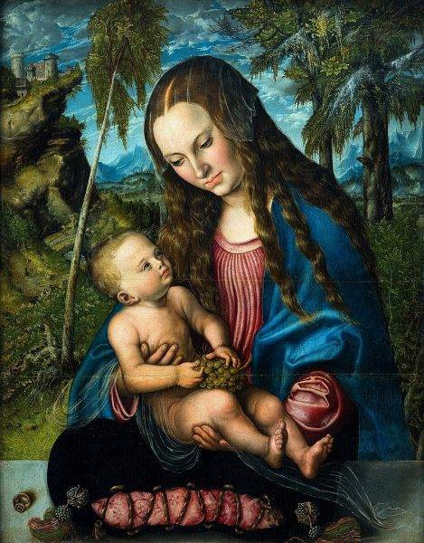 Lucas Cranach Starszy namalował „Madonnę pod jodłami” około 1510 roku