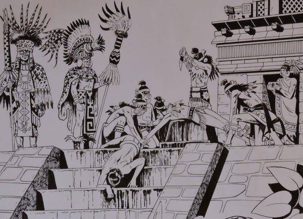 Majowie czcili bogów tak gorliwie, że nie wahali się składać ofiar z ludzi. 